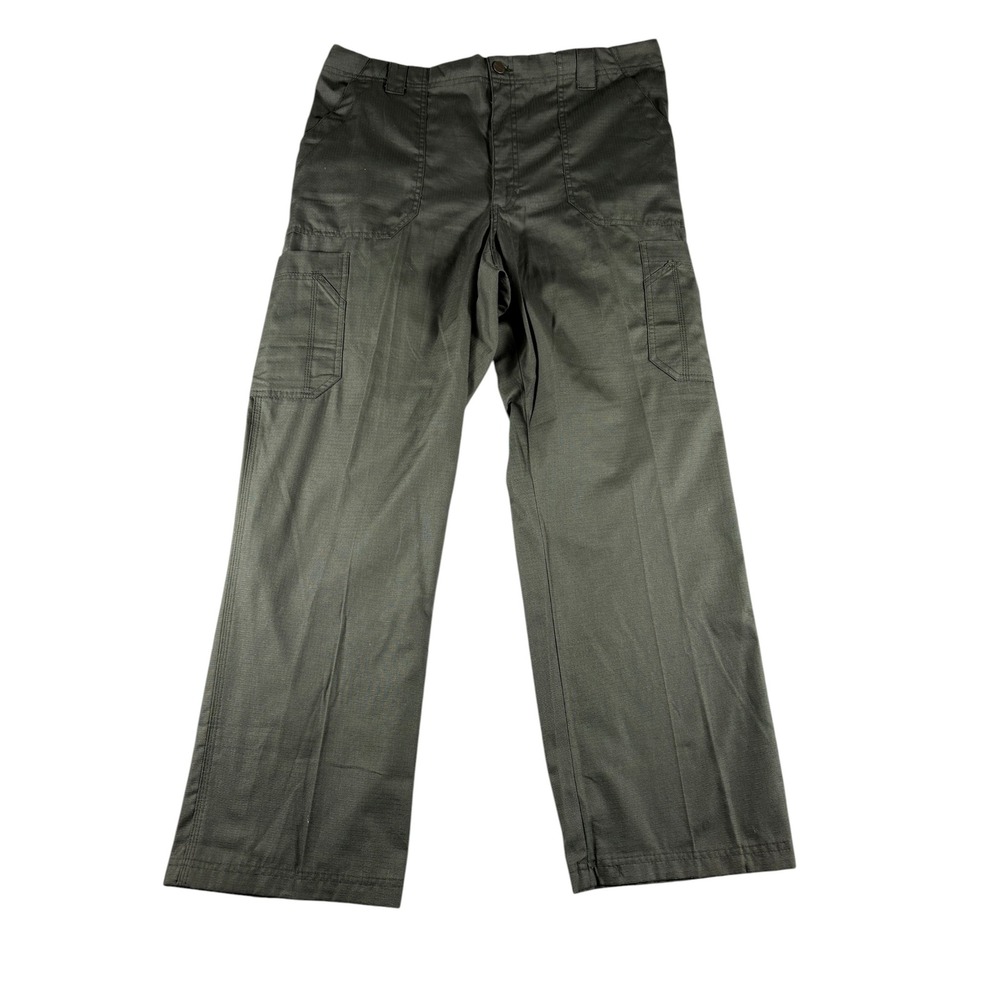 Carhartt Liberty Ripstop Cargo Pants Men XL Dark Olive Green Rugged Straight Leg